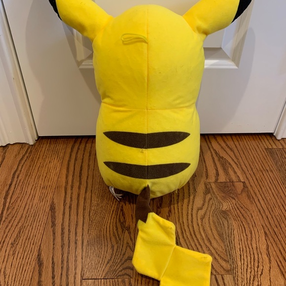 15" Pikachu Plush has a tiny slit hole on tail - Picture 3 of 5